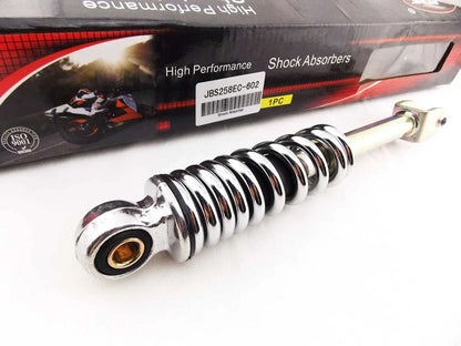 258mm JBS Silver Rear Mono Shock Absorber for Honda QR50 (1982-2003)