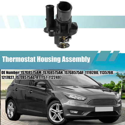 Engine Coolant Thermostat Housing Assembly for Ford Focus (2005–2011) 1S7G8575AH