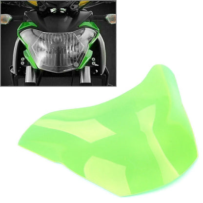 Front Headlight Guard Shield Lens Cover for Kawasaki Z650 (2017–2018) Green