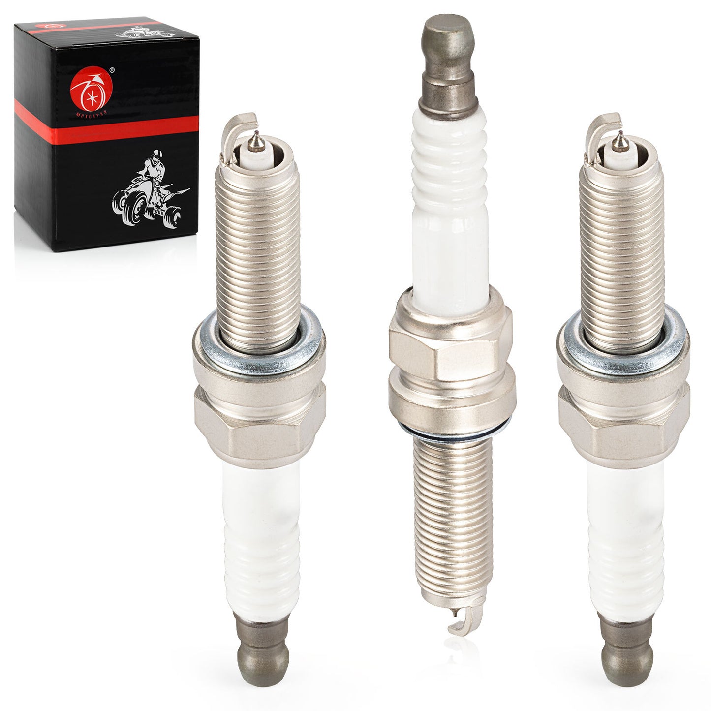 Set of 3 Iridium Spark Plugs for Can-Am Maverick X3 Turbo Max (2017–2024)