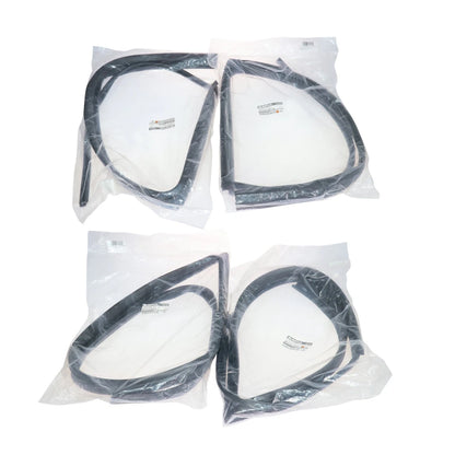 Set of 4 Door Glass Run Rubber Seals for Nissan Sentra Sedan B13 (1995–1999)