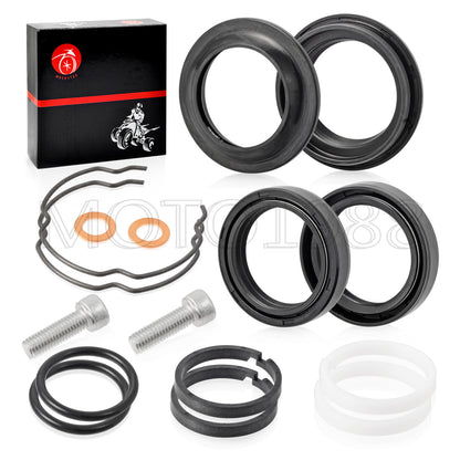 Front Fork Dust Oil Seals Rebuild Kit for Harley Sportster 883 1200 (1988–2023)
