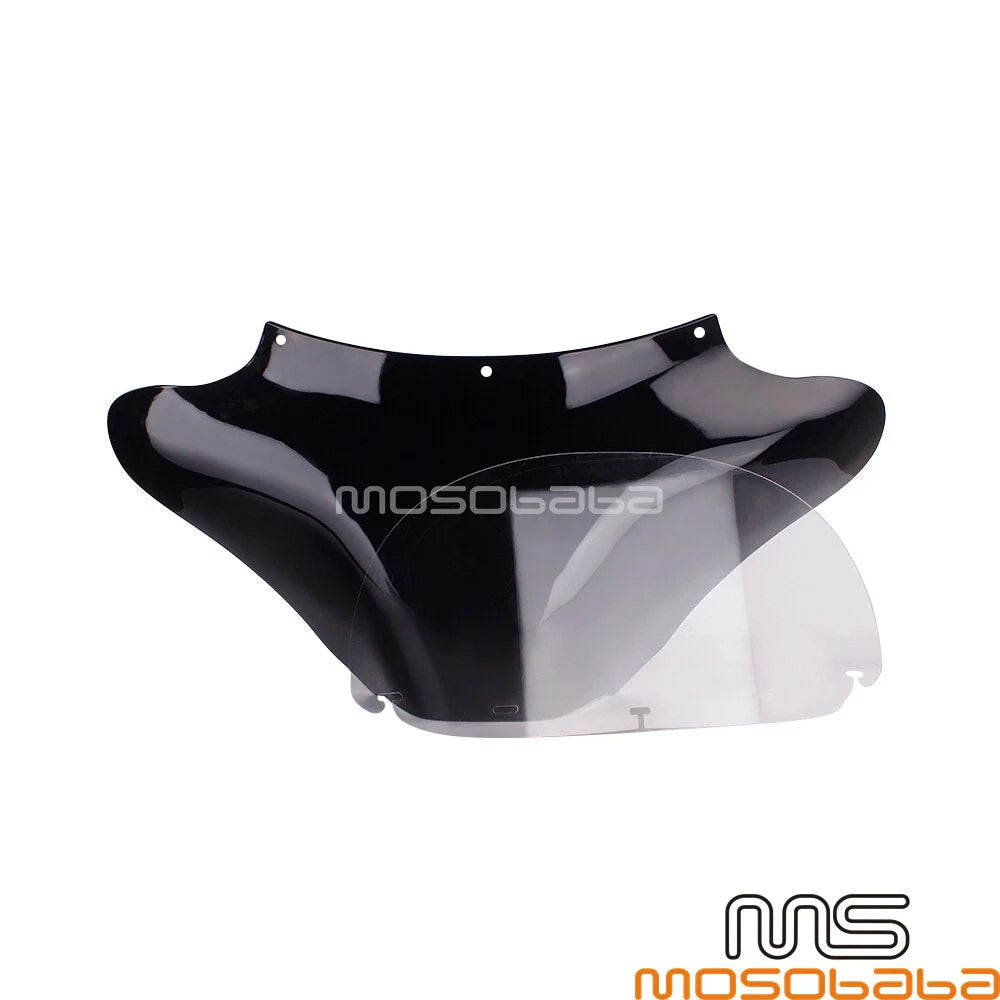 Front Outer Batwing Windshield for Harley Softail & Yamaha V-Star