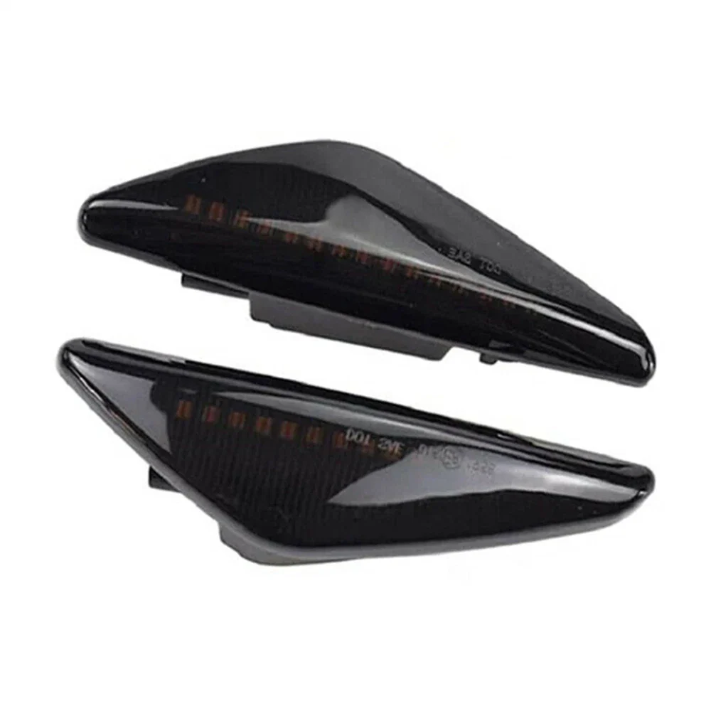 Smoked LED Fender Side Marker Lights for BMW X3 X5 X6 (2004-2010)