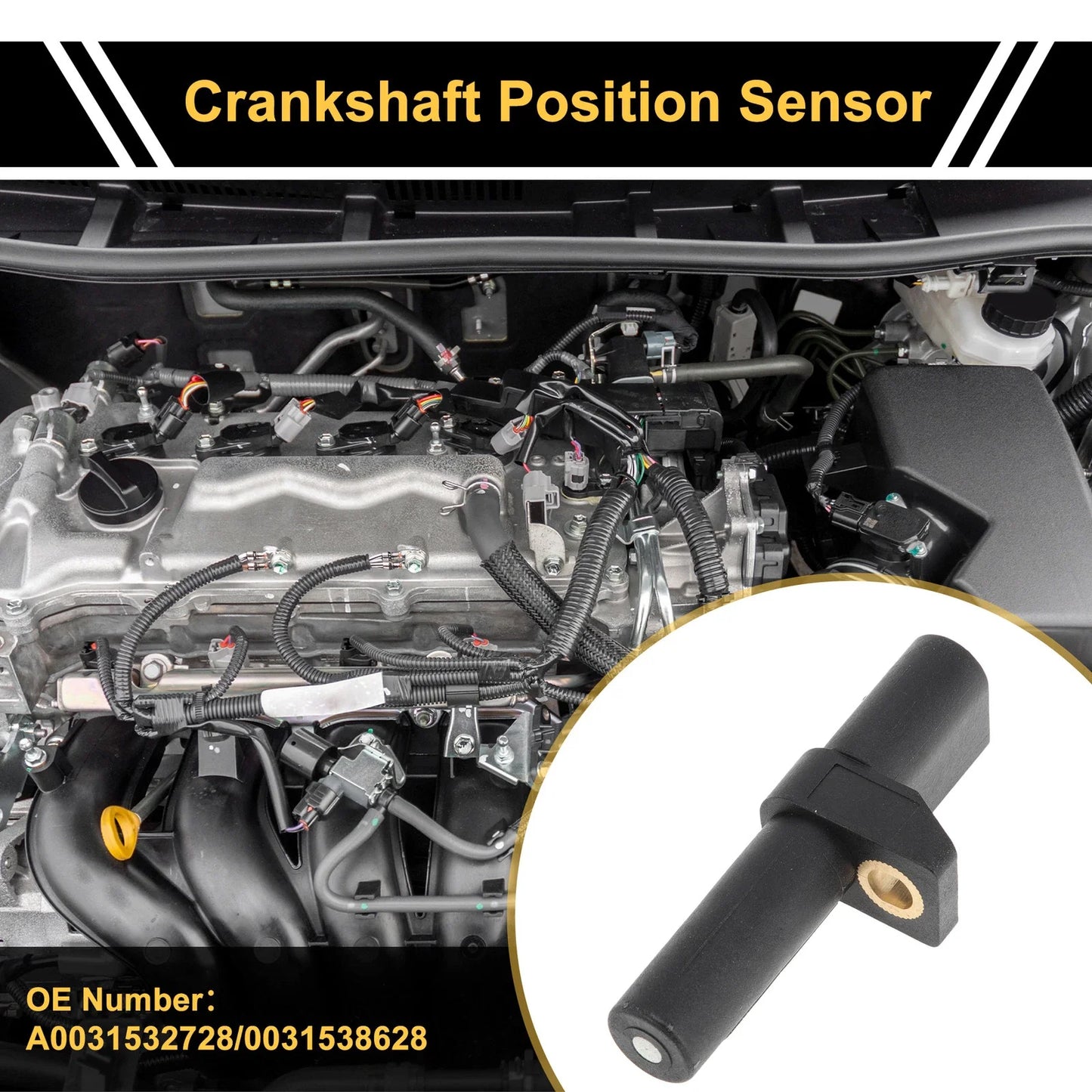 Crankshaft Position Sensor for Mercedes-Benz W212 E220 CDI (2009-2015)