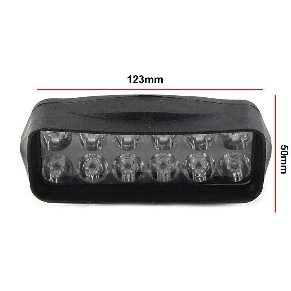 1X 12-LED Motorcycle Headlight Fog Light Bulb for UTV ATV