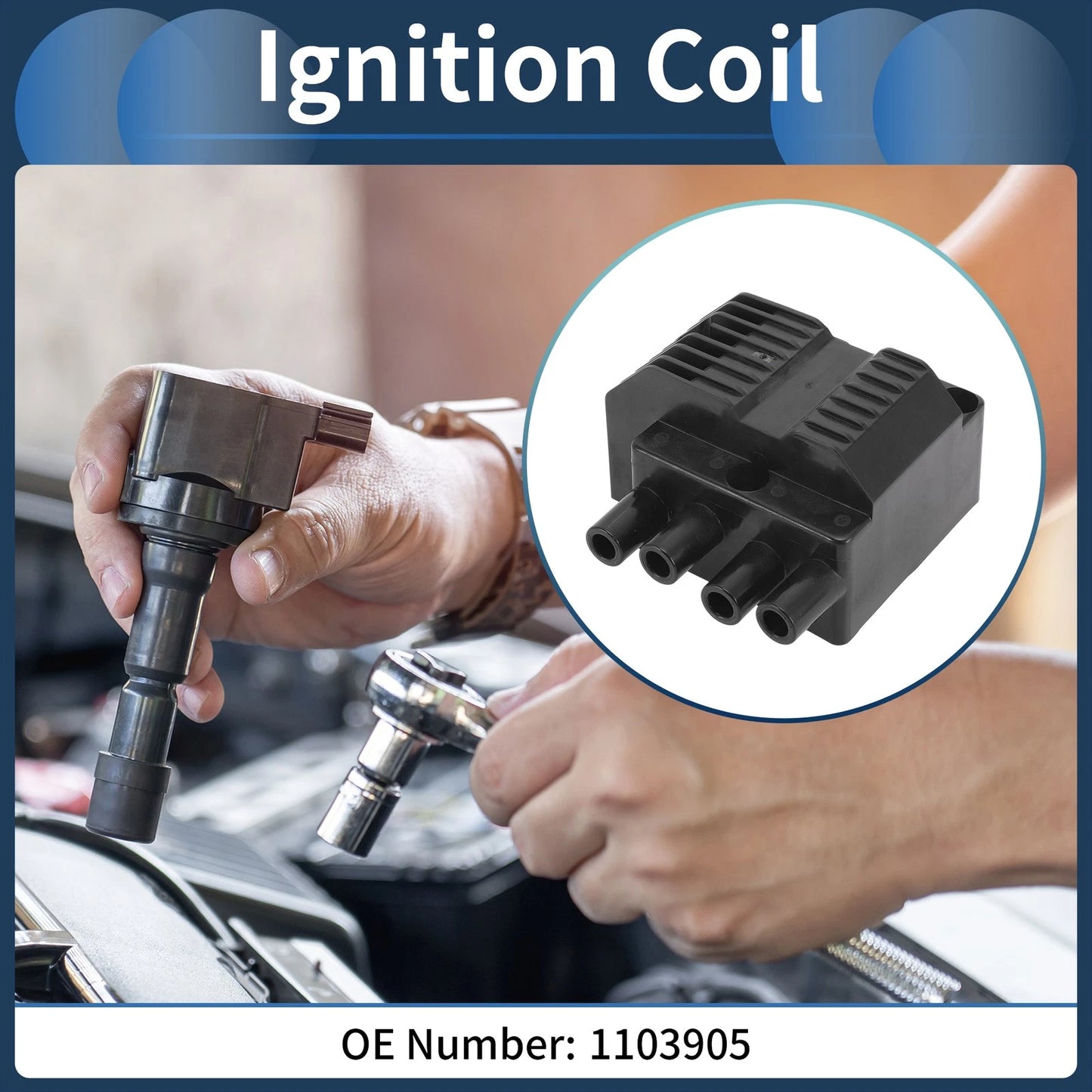 Ignition Coil Pack No. 1103905 for Chevrolet Corsa (1994–1999)