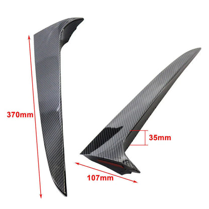 ABS Rear Window Side Spoiler Canard Splitter Trim for BMW X3 (2011-2017)
