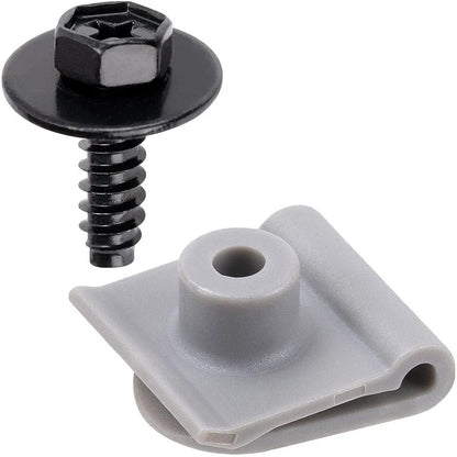 10 x Fender Liner Bumper Cover Splash Shield Screws & U-Nuts for Mazda 2-6