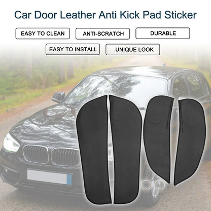 Anti Kick Pad Sticker for BMW 1 Series (2017 - 2023) Black