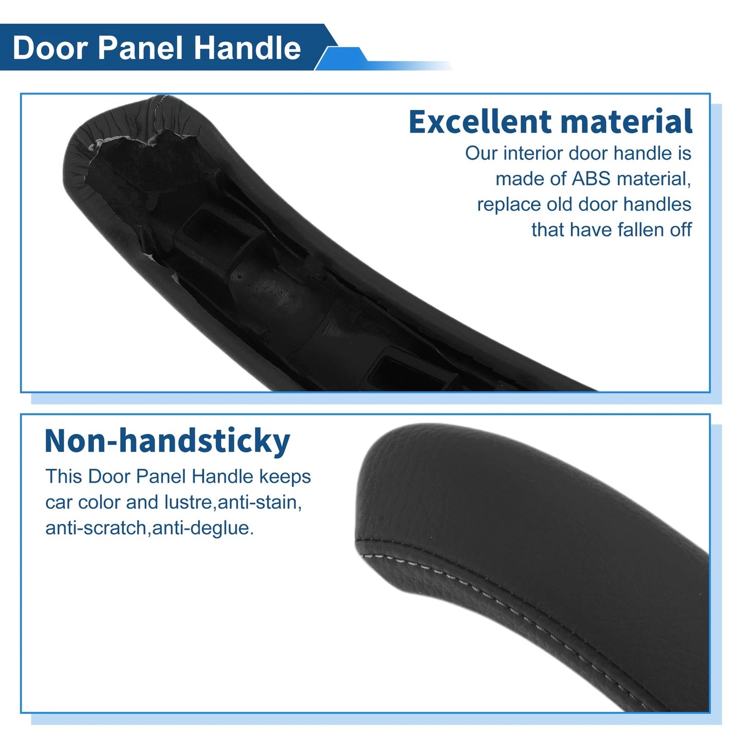 Front Passenger Side Inner Door Panel Handle for BMW X3 (2010–2016) Black