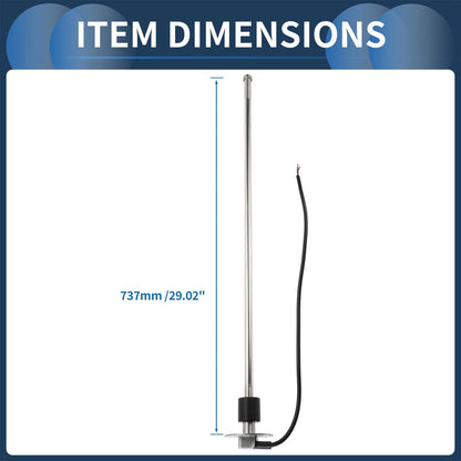 Fuel Sending Unit and Gauge Kit 240-33 Ohm for Boat Car Truck