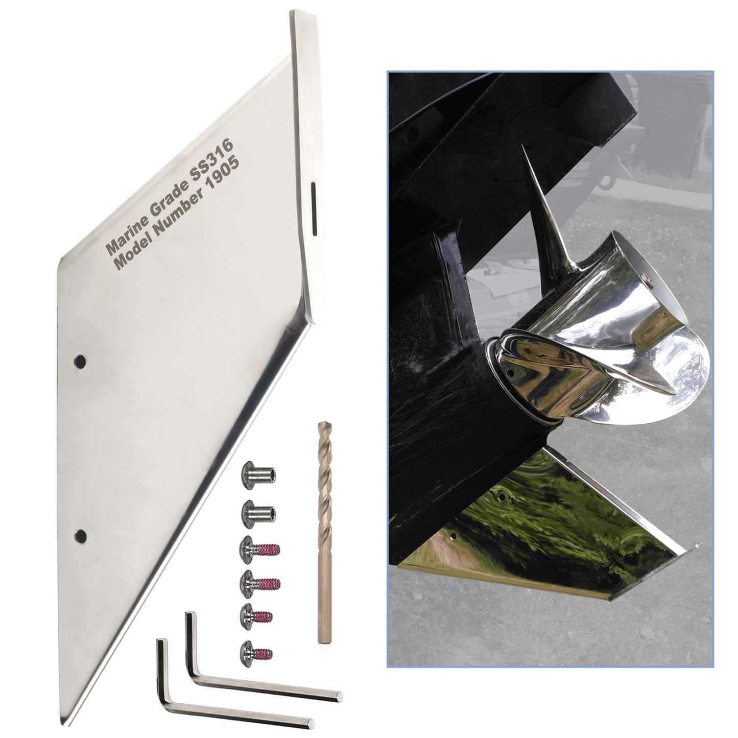 Skeg Guard Protector for Mercury Verado 150-300 hp (2005–2018)