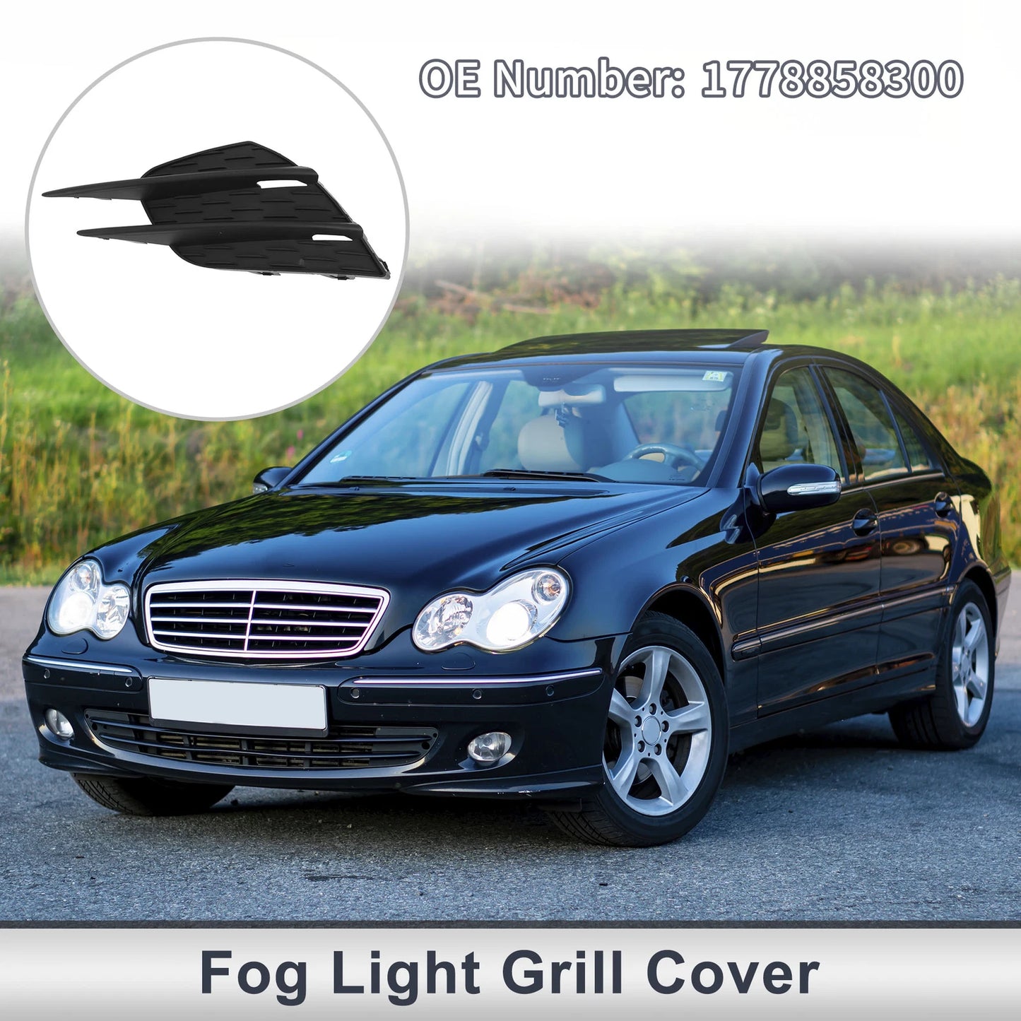 1 Pc Fog Light Grill for Mercedes Benz W177 (2019–2020) No. 1778858300