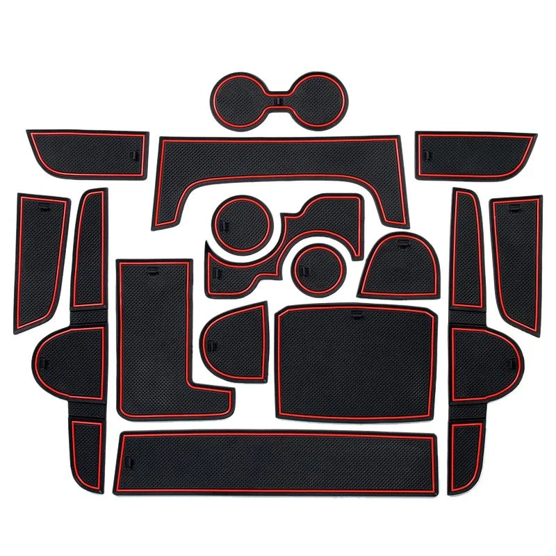 Door Slot Mats Pad Rubber for Kia Forte K3 (2019-2020)