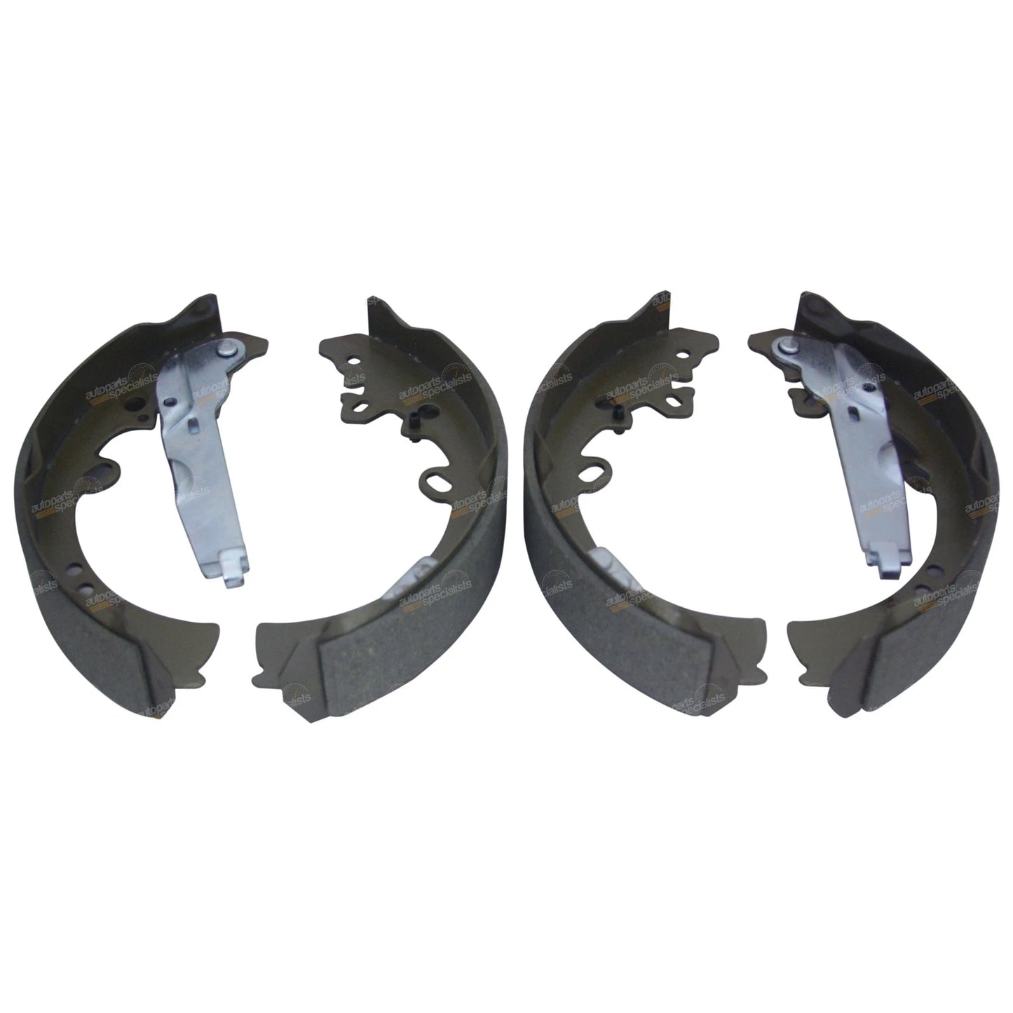 Set of 4 Drum Brake Shoes for Toyota Hilux (2005–2016)