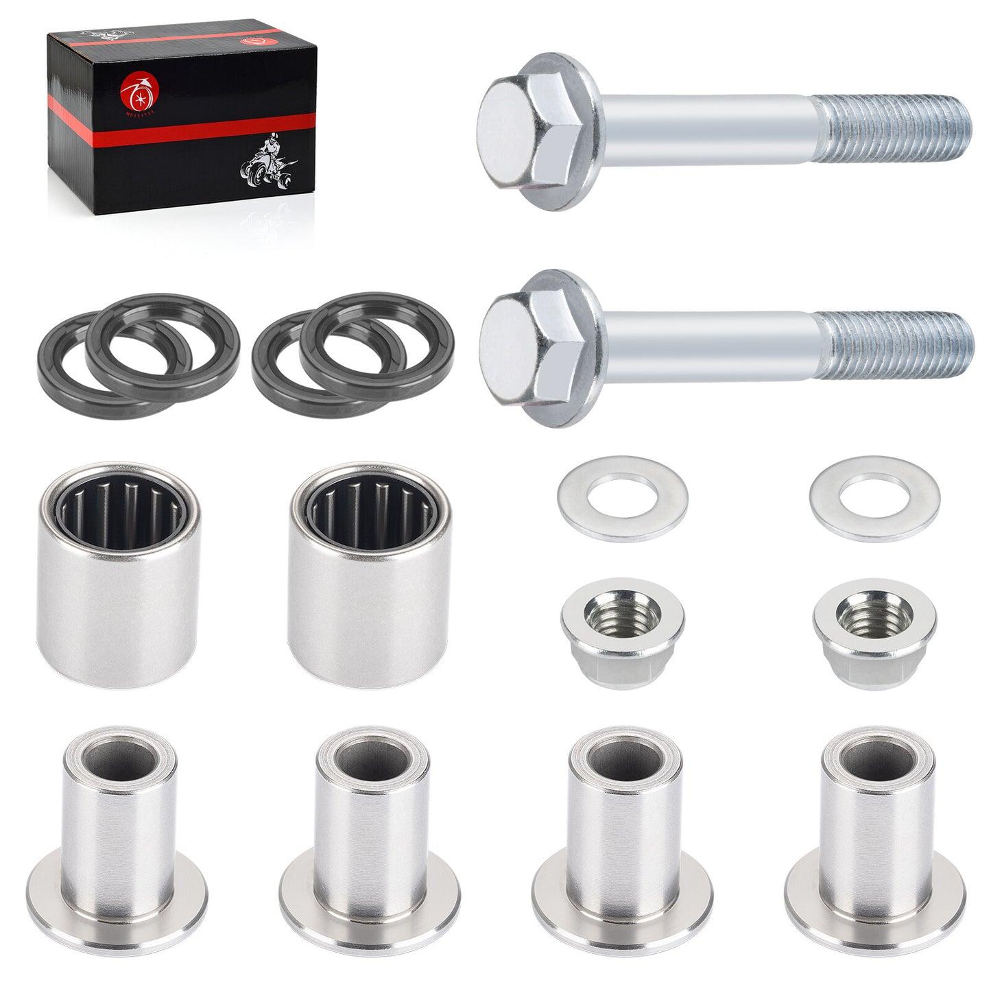 Front Upper A Arm Bushings Seal Kit for Kawasaki KFX400 (2003–2006)