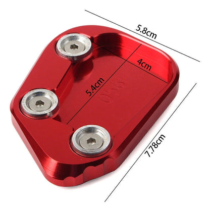 Kickstand Side Stand Enlarger Plate for HONDA CBR250RR (2017-2018) Red