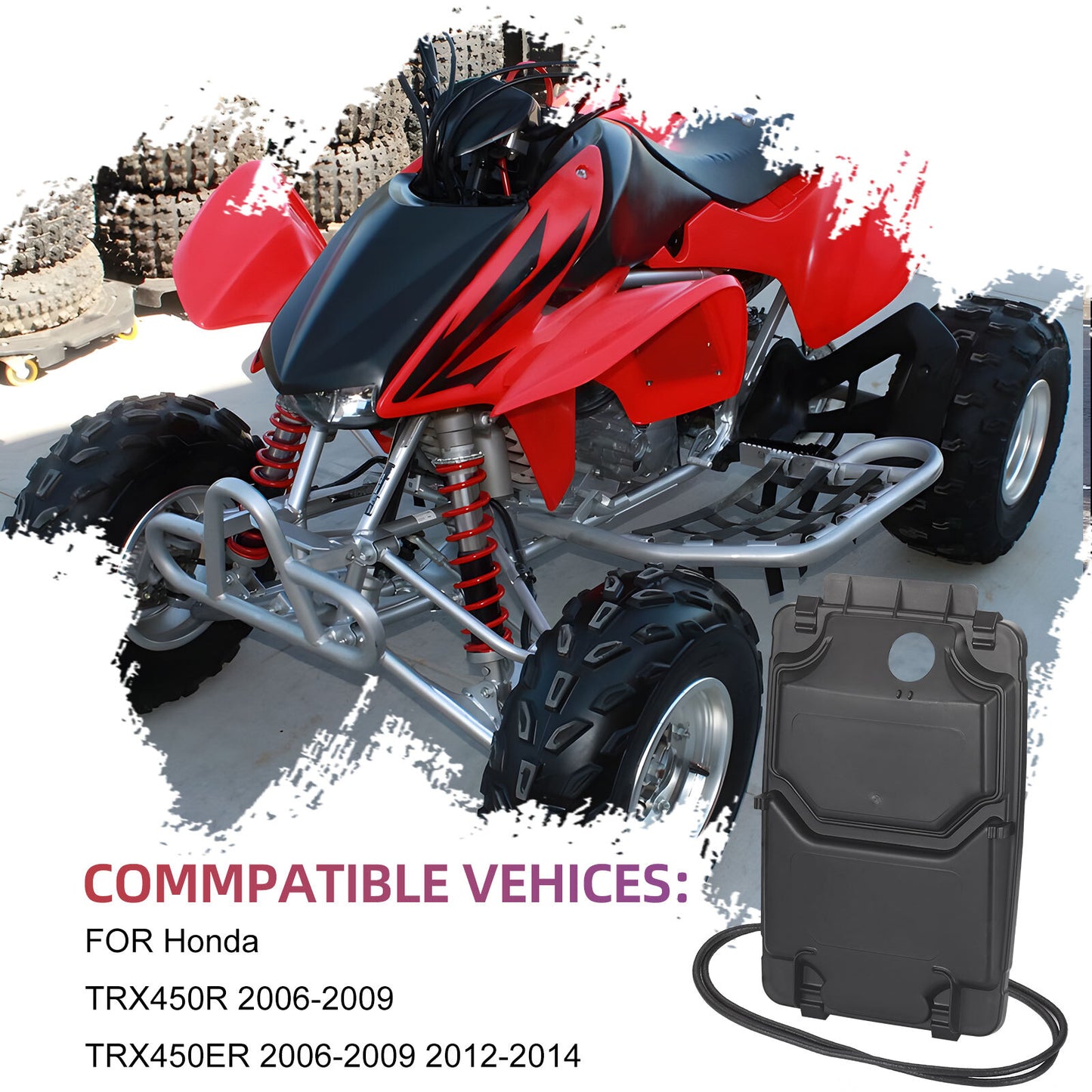 Air Box Lid Cover Cap & Seal for Honda TRX450R TRX450ER (2006–2009)