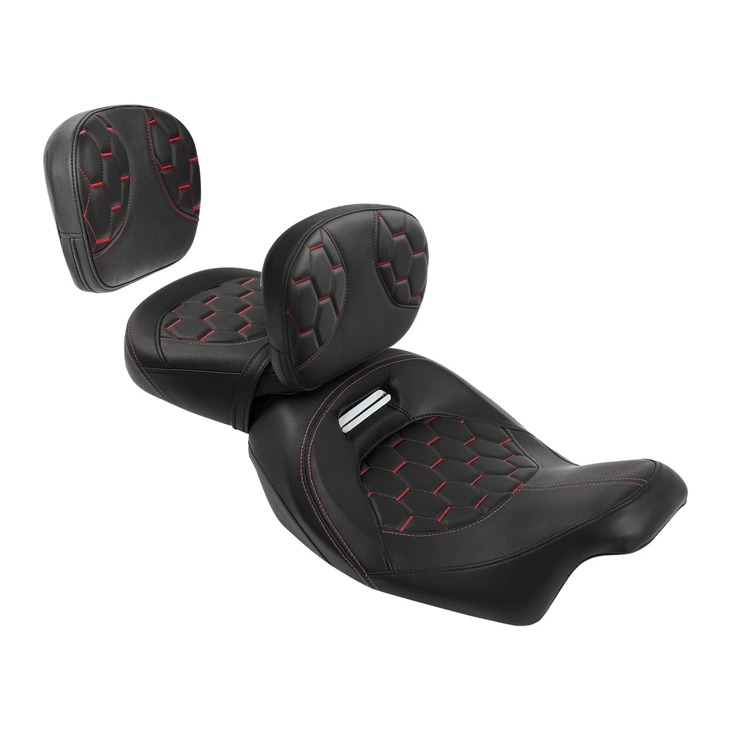 Driver & Passenger Seats with Backrest for Harley CVO Road Street Glide (09-23)