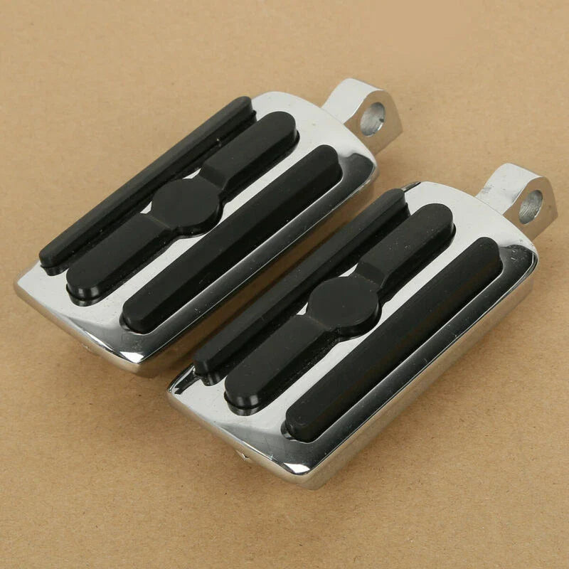 1 1/4" 32mm Long Angled Highway Bar Footpegs Mount for Harley