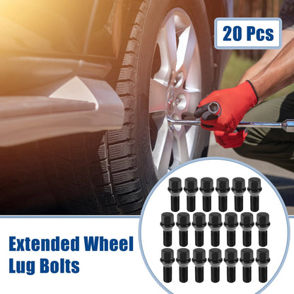 20 x M14x1.25 Wheel Lug Bolt Conical 28mm Shank for BMW Mini
