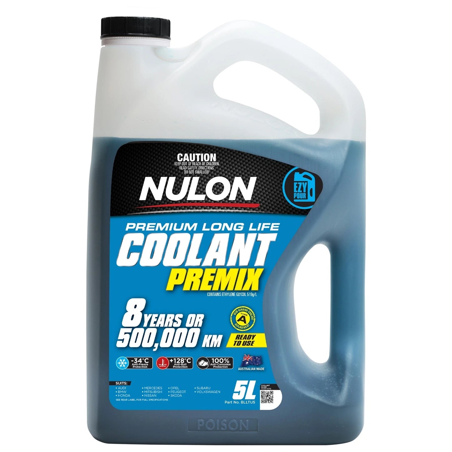 5L Long Life Coolant for Nulon (Universal)