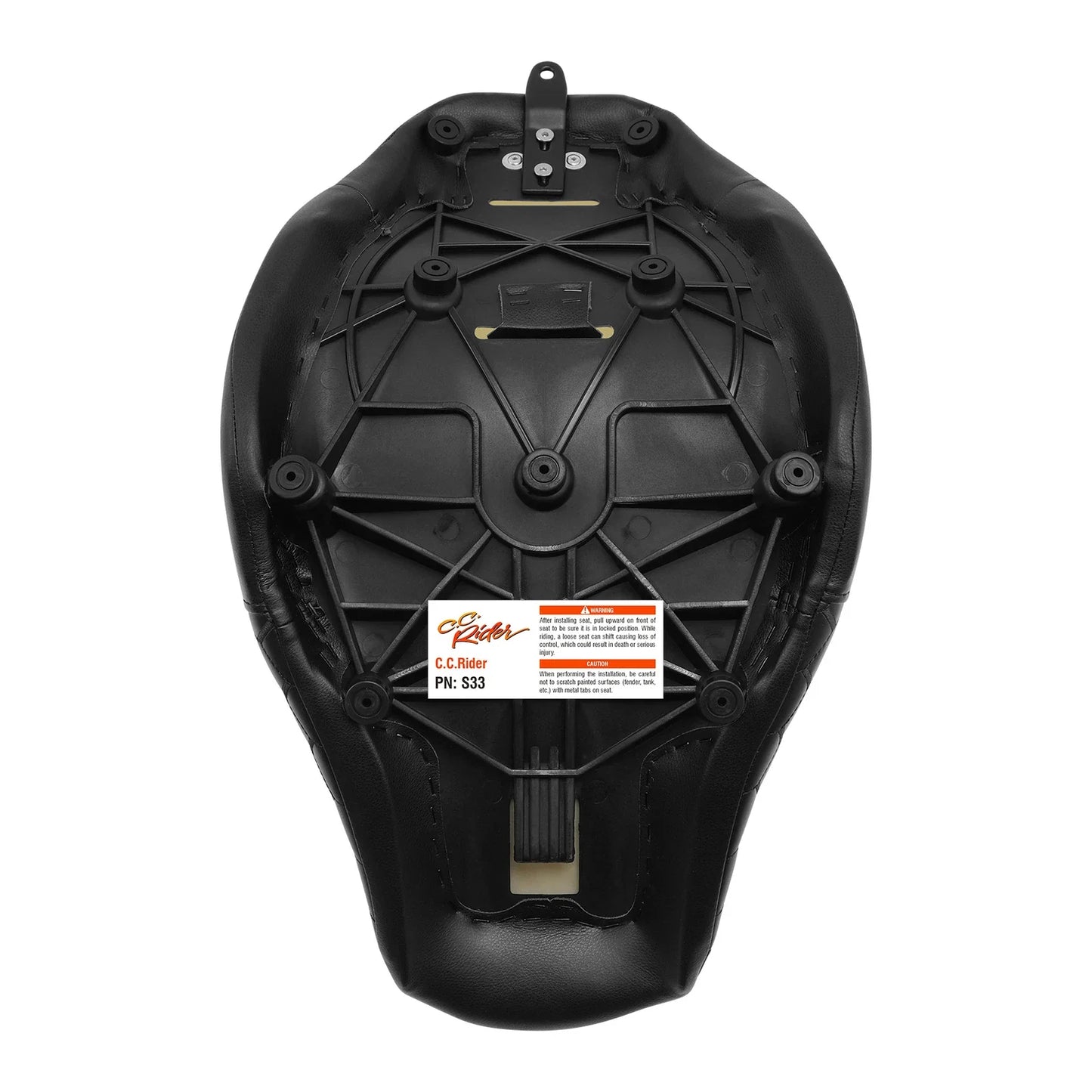 Rider Driver Solo Seat for Harley Low Rider FXLR FXLRS FXLRS 2018-2025 Black