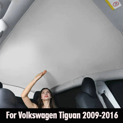 Beige Sunshade Window Sunroof Mesh Net for Volkswagen Tiguan (2009–2016)