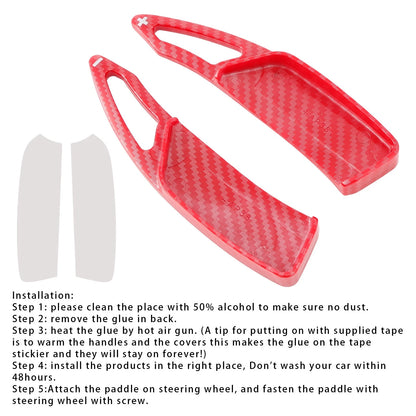 Shift Paddles for Hyundai Tucson Elantra (2015–2023) - Red