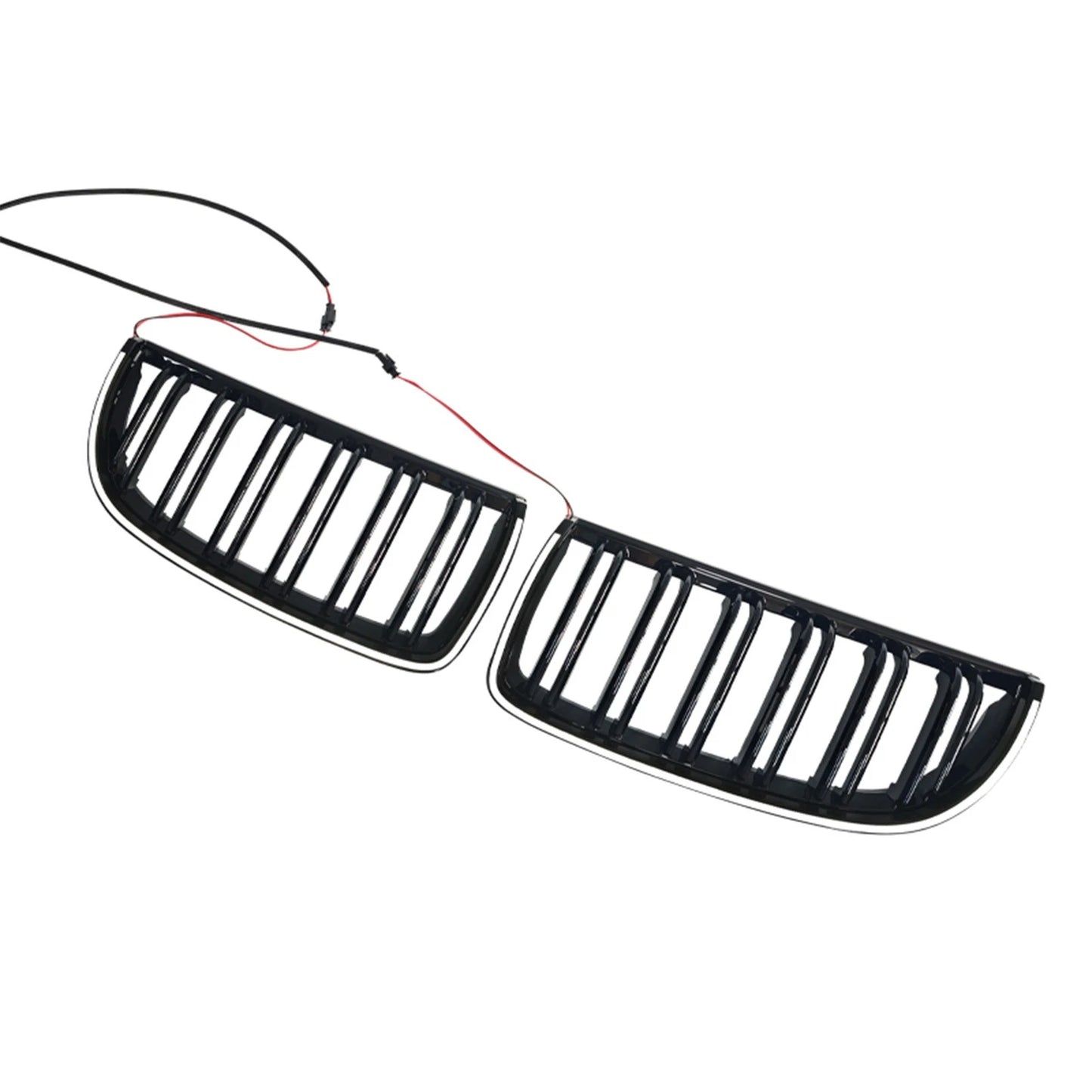 Front Grille for BMW 3 Series E90 320i (2004–2007) Black Double Slats
