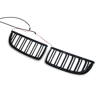 Front Grille for BMW 3 Series E90 320i (2004–2007) Black Double Slats