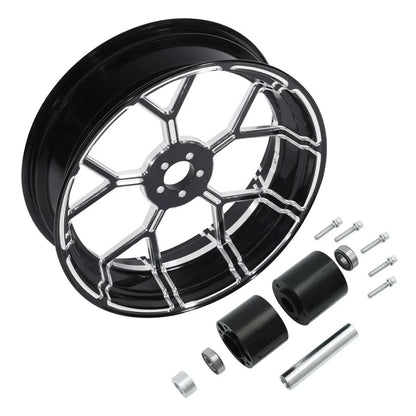 18x5.5 Rear Wheel Rim Hub Pulley Sprocket for Harley Road Glide (2009-2023)
