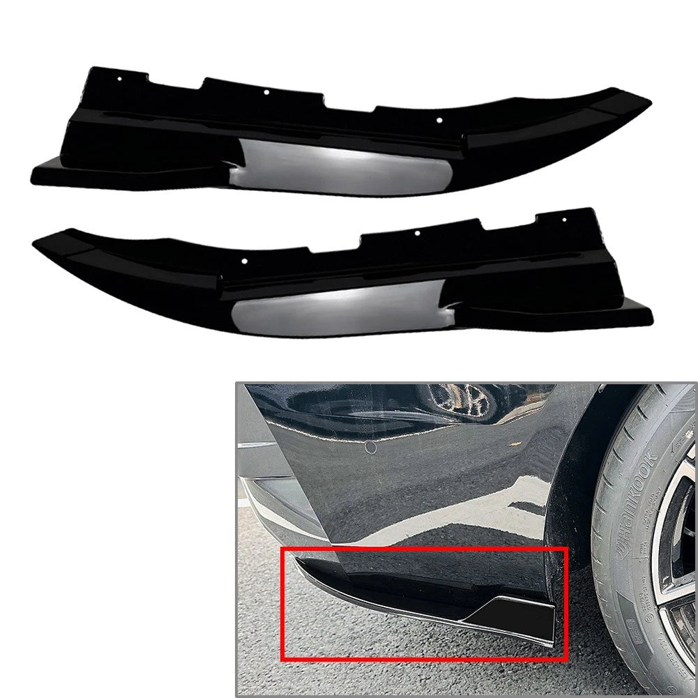 2Pcs Rear Bumper Side Corner Spoiler for BMW 4 Series G26 M Sport (2020–2024)