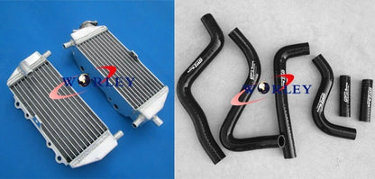 Aluminum Radiator & Silicone Hose for Kawasaki KX250 (1999–2002)