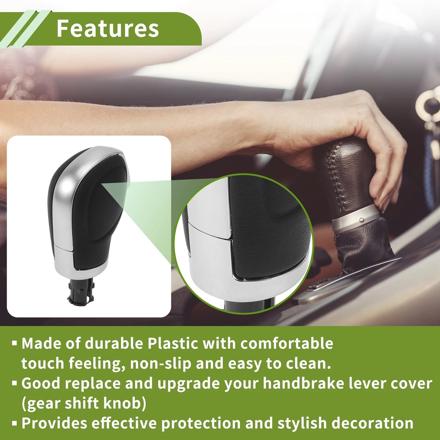 Automatic Gear Shifter Knob for VW Tiguan (2009–2024) Plastic