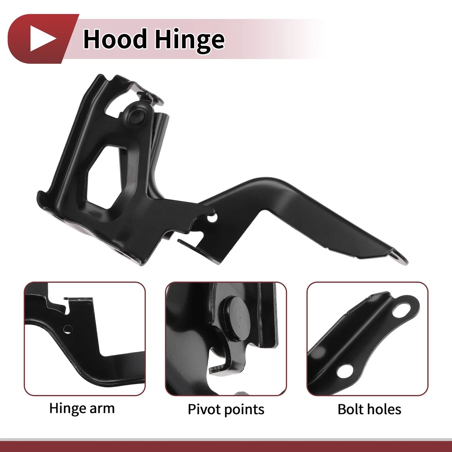 Hood Hinge for Toyota RAV4 (2014) Right Side Engine Cover 1 pcs