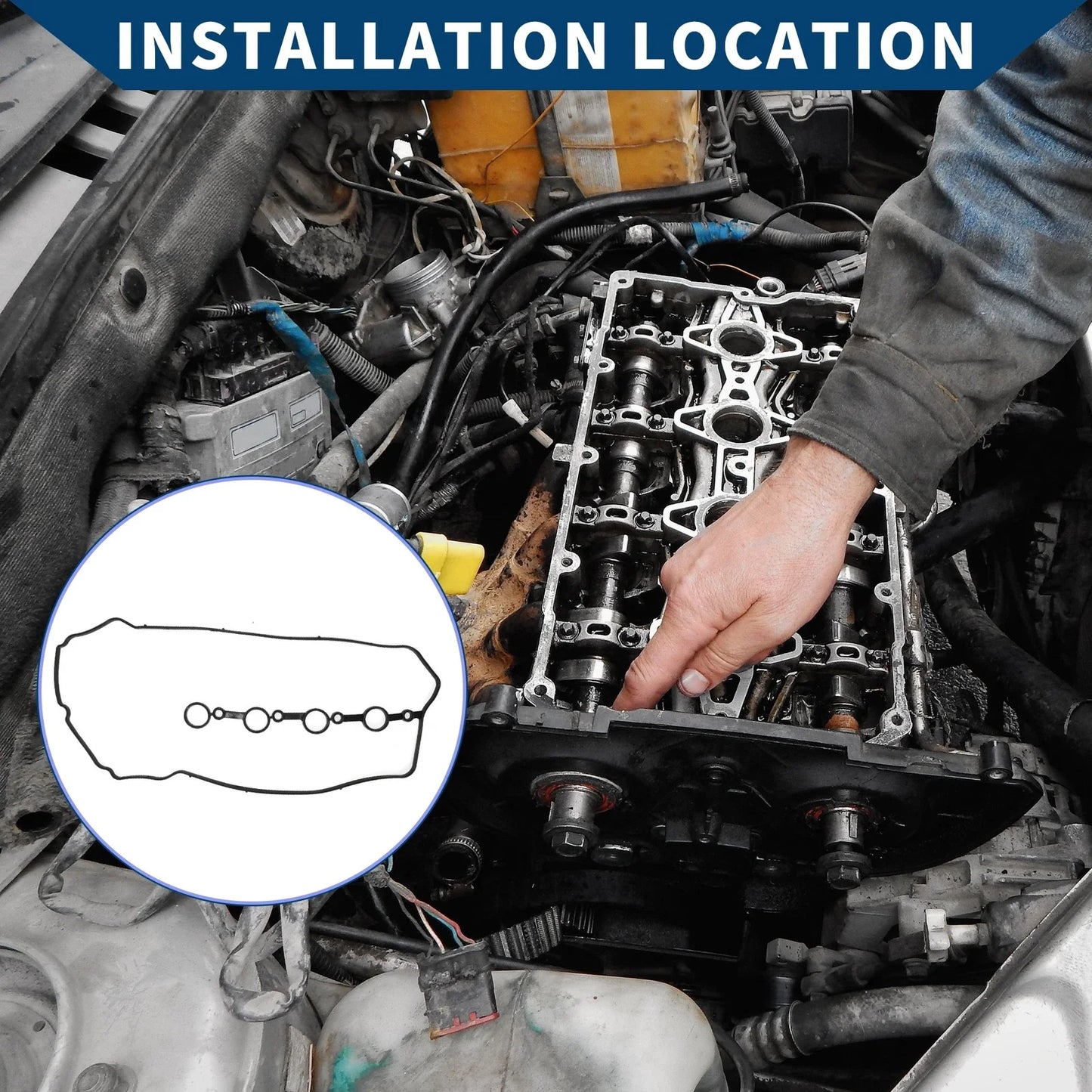 Valve Cover Gasket for Hyundai i30, i40 & Kia Rio, Optima (2011-2023)
