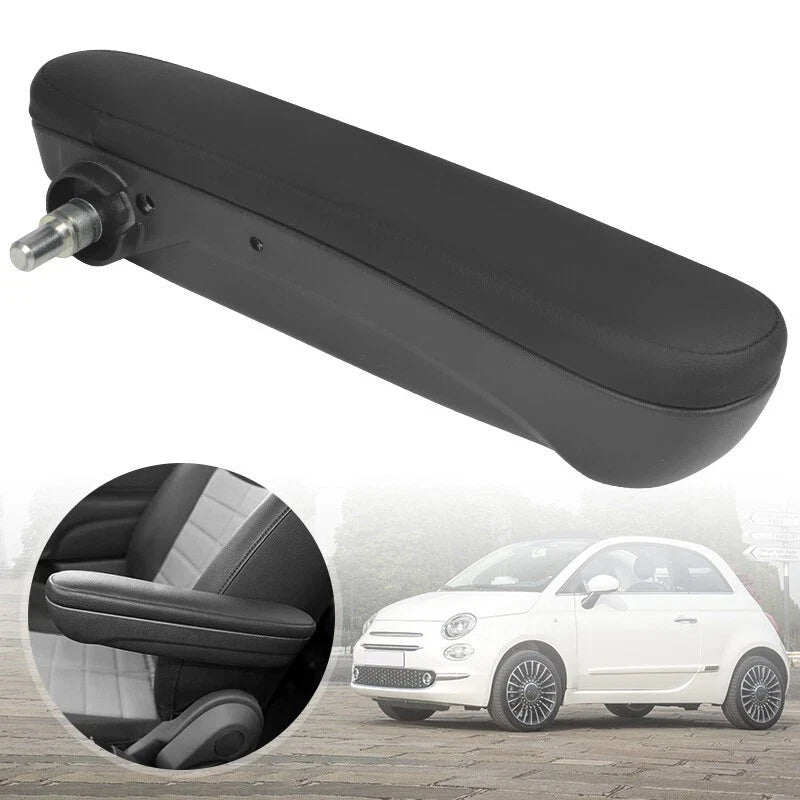 Arm Rest Driver Seat Left Side Black for FIAT 500 (2016–2019)