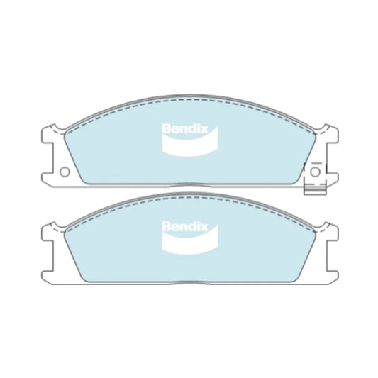 Front Disc Brake Pad Set for Nissan Pathfinder 4X4 (1992 - 1995)