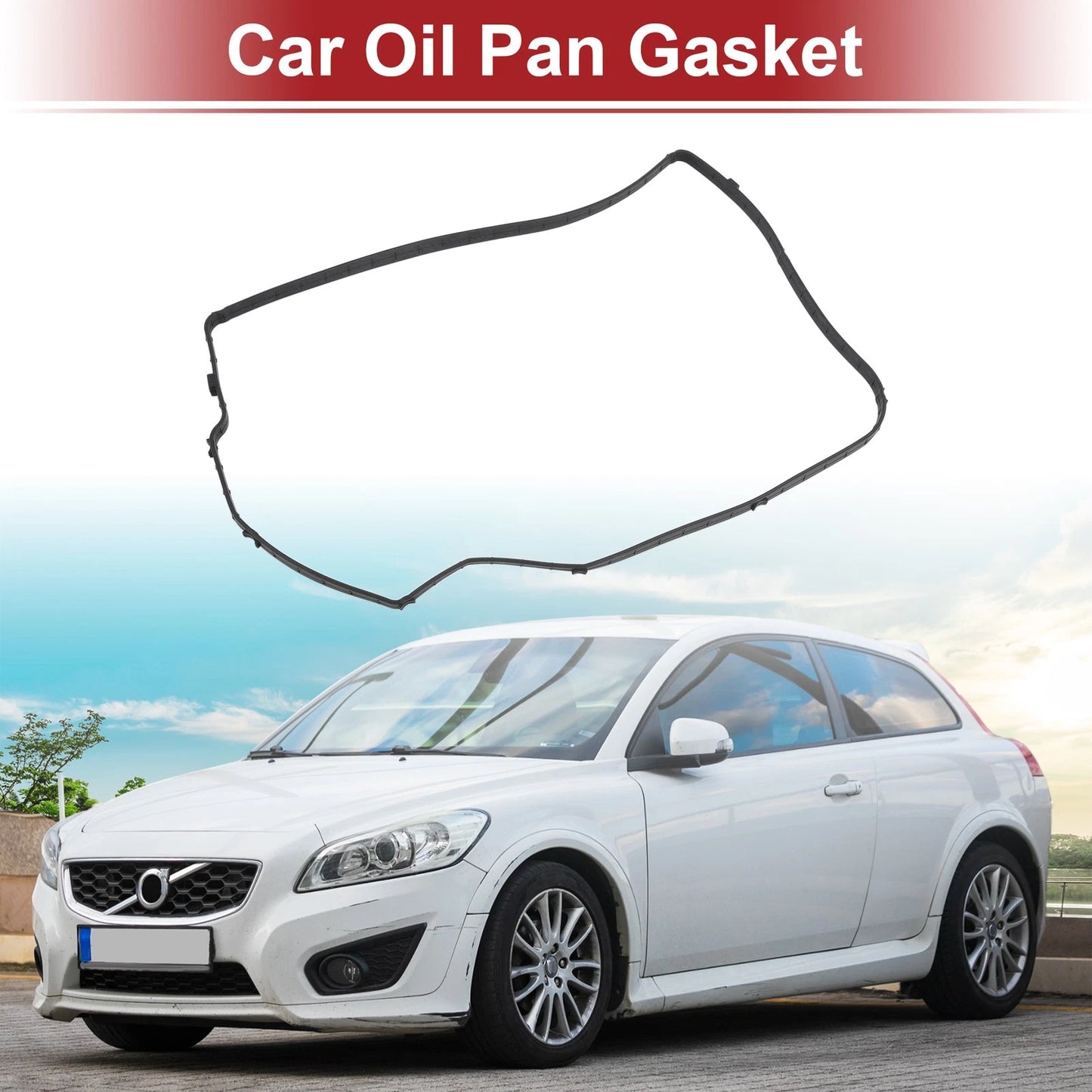 Oil Pan Gasket for Volvo C30 (2013) - Part No. 31256854