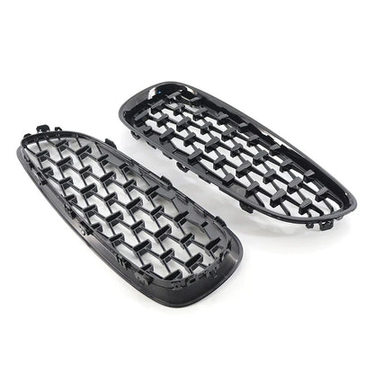 Upper Bumper Mesh Grille Pair for BMW Z4 (2009-2016)