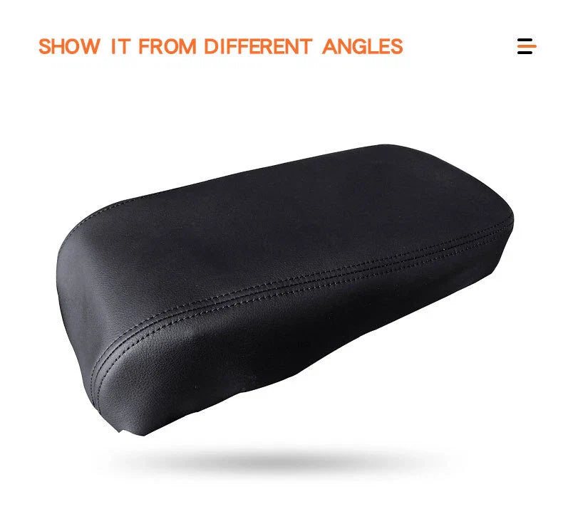 Leather Center Console Lid Armrest Cover for Toyota Avalon (2013–2018)