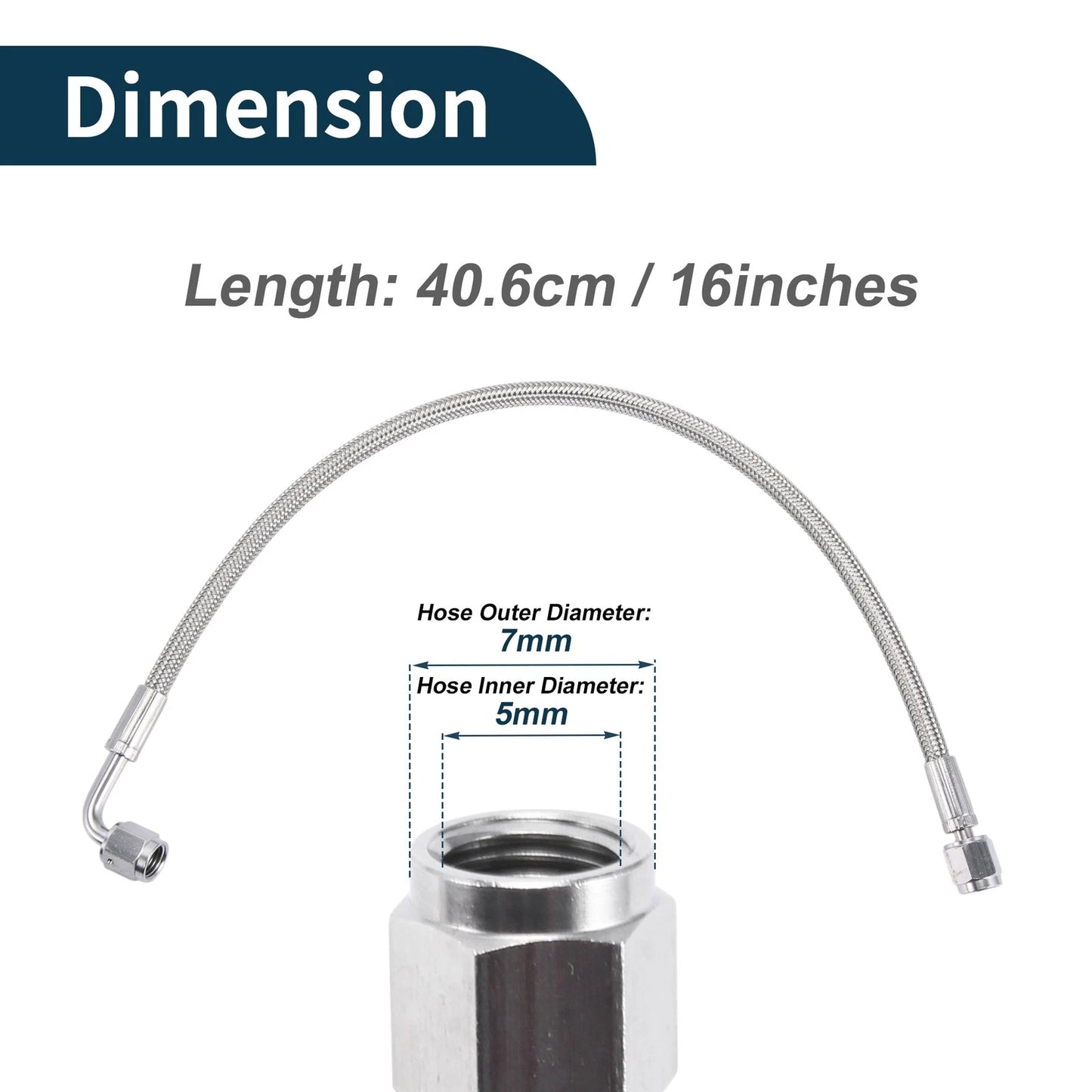 AN-4 Turbo Oil Feed Line Kit