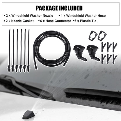 Set of 1 Windshield Washer Nozzle No. 68260029AA for Chrysler 300 (2005–2010)