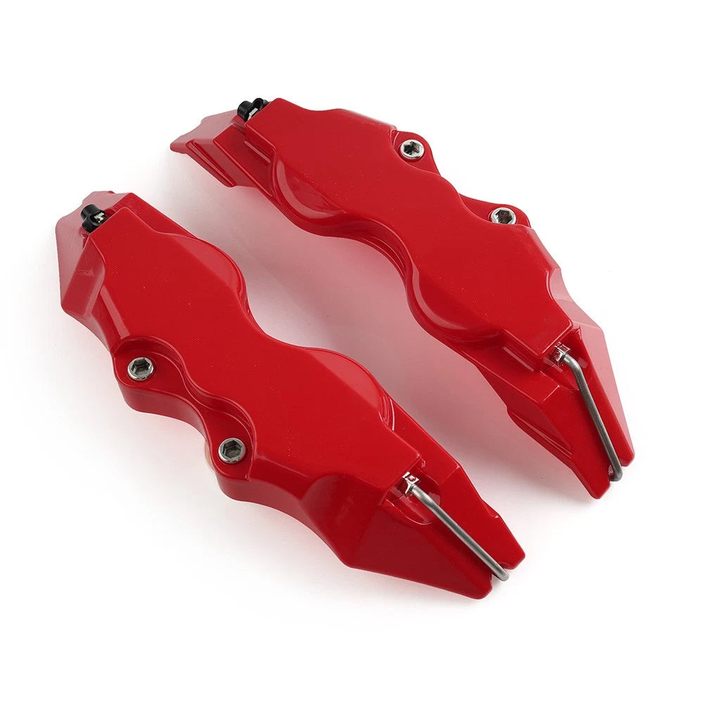 Set of 2 3D Style Brake Caliper Covers for Universal Fit