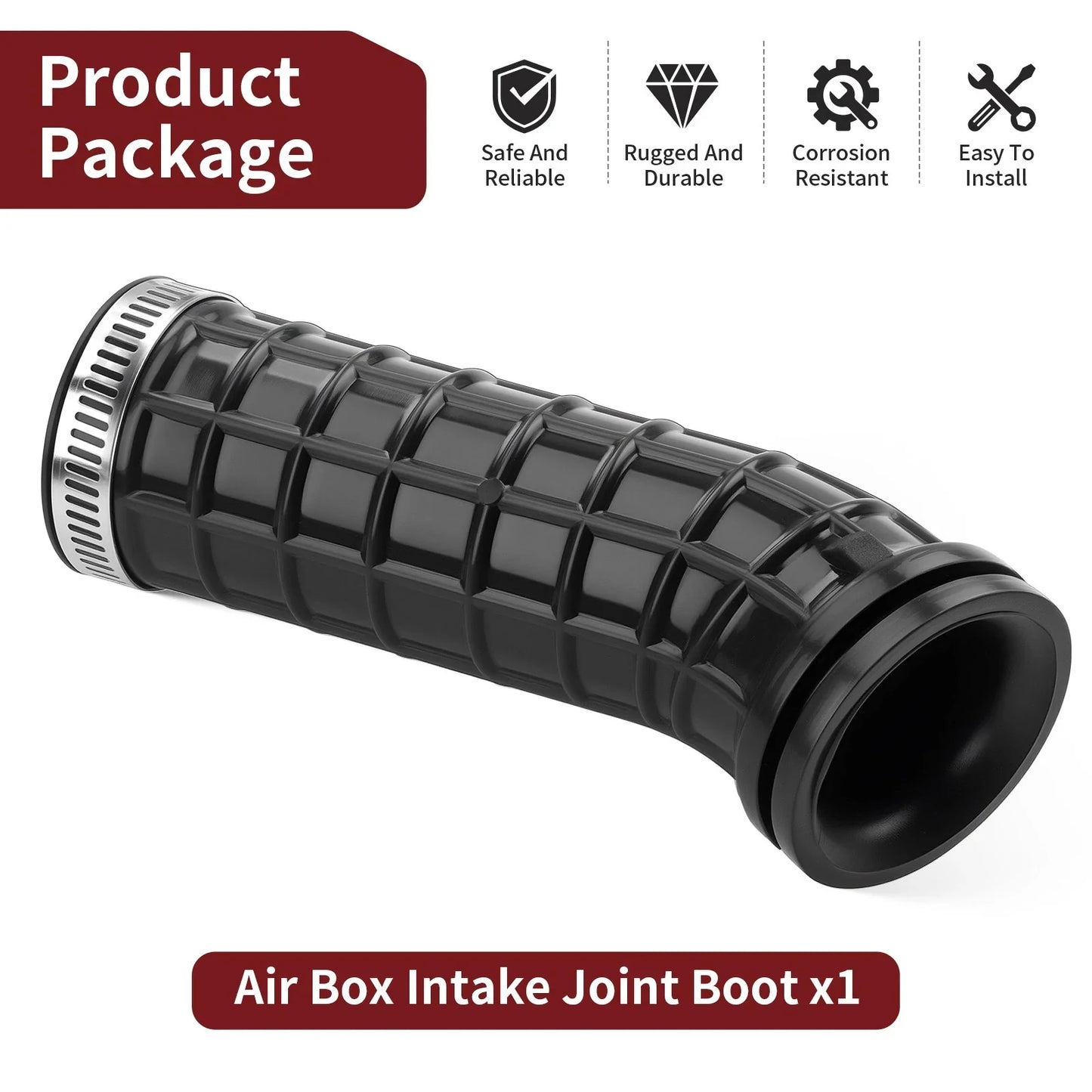 Air Box Intake Joint Boot for Yamaha Badger 80 YFM80 (1985–1988)