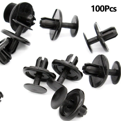 100 Pcs / 20mm x 9mm / Nylon Clip for Toyota