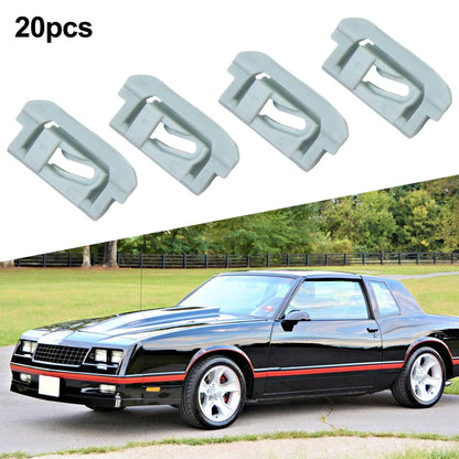20pcs Molding Clips Green for G-Body Windshield & Rear Window Trim Fitment