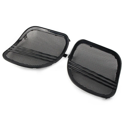 Tri-Line Speaker Grills Covers for Harley Road Glide (2015-2022) Black